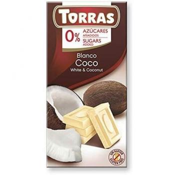 CHOCOLATE BLANCO CON COCO 75 gr