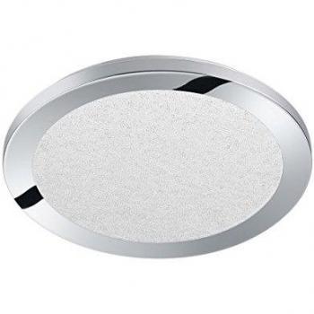 Plafoniera LED Dimmerizable César Cromo IP44 Ø26 cm