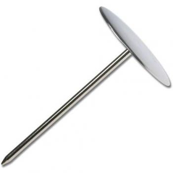 Staedter Rosas y Flores uñas, Plata, Acero Inoxidable, Plateado, 4 cm