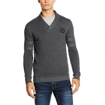 Teddy Smith Puro, Suéter para Hombre, Gris
