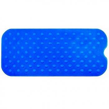 Spirella 90 x 40, Azul colección Circola, Alfombrilla de Ducha, Goma