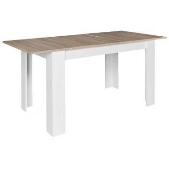 Mesa Extensible de Comedor o Cocina Miramy 178cm en Blanco y Cambria