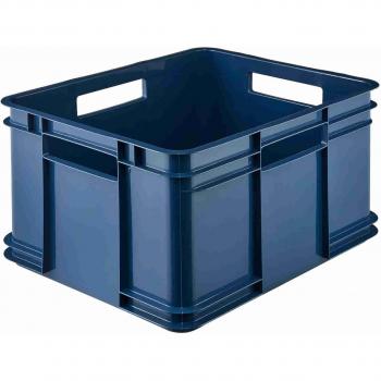 Caja de almacenaje plástico eco (PP), 28 l, azul marca Keeper