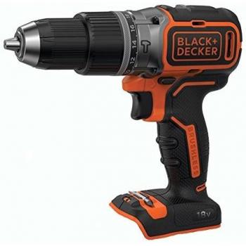 Black & Decker 18V Cordless Brushless Drill Driver (Bare Tool, Black)