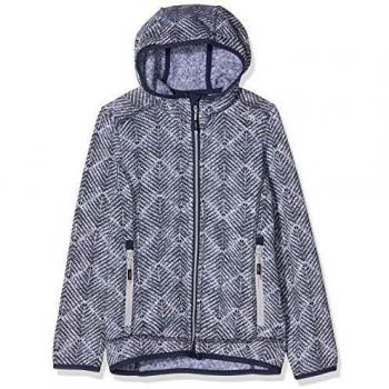 Cmp Unisex Fleece Hoodie 39h0985 Marine/White/Bright Blue 16 Years