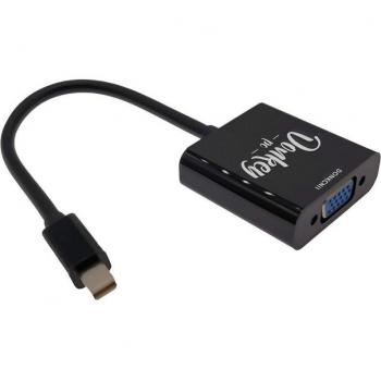 Adaptador Mini DisplayPort a VGA con conectores dorados para Macbook Thunderbolt