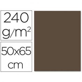 Liderpapel CX55 - Cartulina, 50 x 65 cm, color marrón chocolate