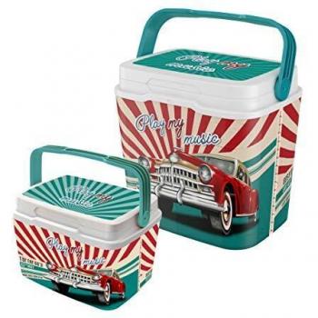 Nevera rígida para la playa estilo retro marca life story (29 litros)