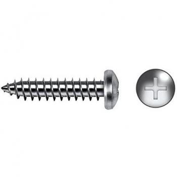 Celo 935387981 - Tornillo Rosca Chapa Din 7981 Cabeza Alomada Impronta Ph Diámetro 3,5X38 Mm Cincado, 250 Unidades