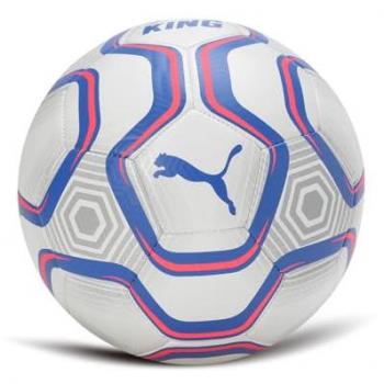 Puma King Balón de Fútbol Azul (Tamaño 5)