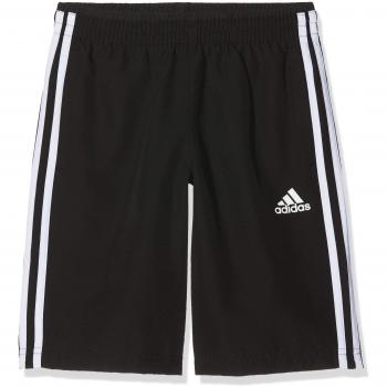 Adidas Woven Long Short 1/2, otoño/Invierno, Niños, Color Negro y Blanco, tamaño 104