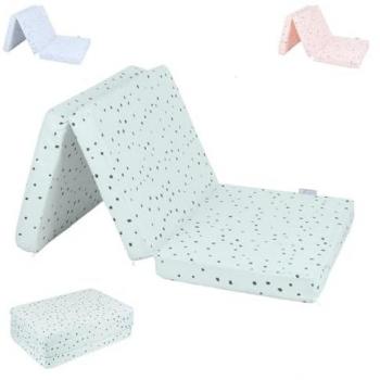 Colchón Plegable Infantil 120x60x5cm Bear with me Menta, Funda 100% Algodón