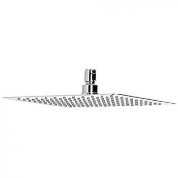 Rociador de Ducha Redondo Ultraslim Ø250mm Oro Cepillado y Cromo