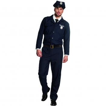 Disfraz de Policía para Adulto en Azul, Talla 54/56