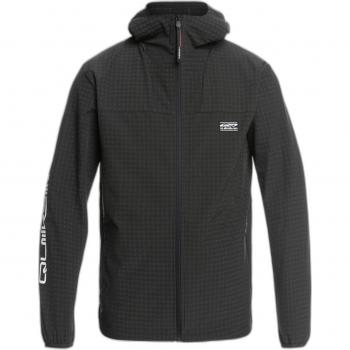 Sudadera con capucha y cremallera Quiksilver The Endurance, color negro, talla S