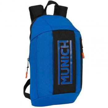 Mini Mochila Cremallera Vertical Munich 'Submarine' Safta 22x39x10cm