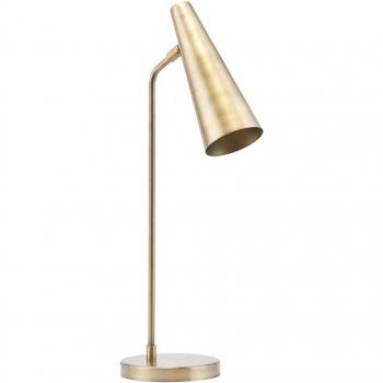Lámpara de sobremesa Precisa de metal dorado 52 cm