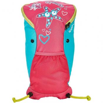 Speedo Sea Squad Backpack Mochila, Unisex bebé, Rosa Vegas/Azul Bali, One Size
