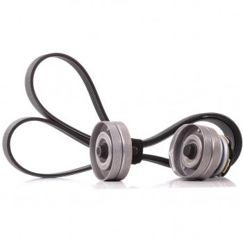 SKF Juego de correas auxiliares V-Ribbed Belt Set VKMA 35314 para OPEL Astra, Zafira y VAUXHALL Zafira, Astra