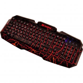 Teclado Sandberg Thunderstorm Retroiluminado USB QWERTY UK para PC/Servidor