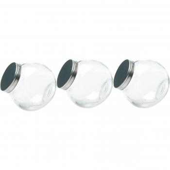 Jocca 4469 - Set de 3 botes de cristal
