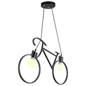 Lámpara Colgante LED de Bicicleta Oliver - 2 x E27