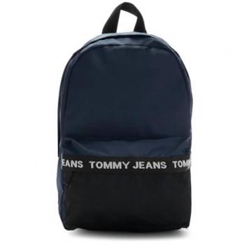 Tommy Jeans Unisex Essential Multi-Compartment Blue Backpack with Mesh Pocket