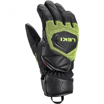 Guantes Leki Alpino WCR Coach 3D negro amarillo neón infantil - 4