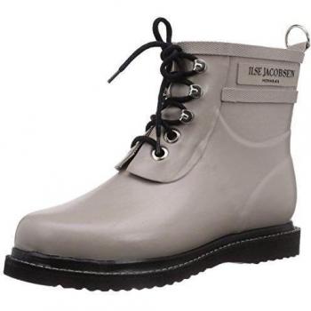 Ilse Jacobsen RUB2 Vegan Sustainable Short Rubber Boots - Beige Atmosphere