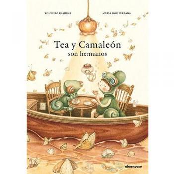 Tea y camaleon son hermanos ilustrados