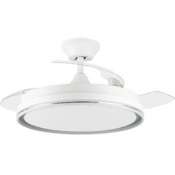 Ventilador de techo Orbegozo CP 135105, motor DC, 6 velocidades, 3 aspas retráctiles, mando a distancia