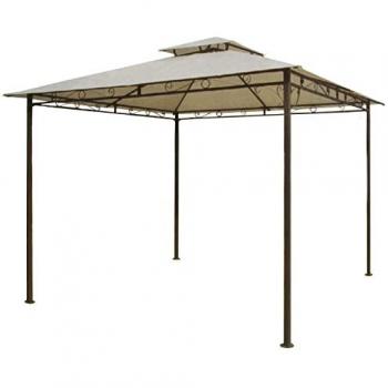 Gazebo de Jardín de Acero 3x3 Metros Haiti