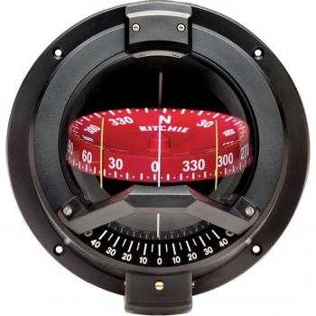 Ritchie BN-202 Navigator Compass - Bulkhead Mount - Black