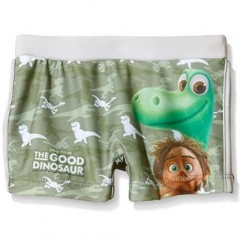 GOOD DINOSAUR Boxer, Bañador para Niños, Kaki, T03 Años