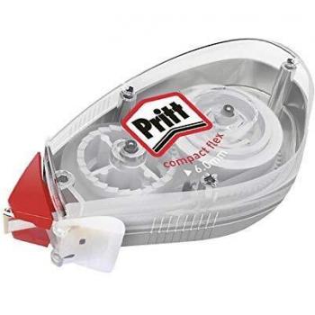 Corrector Compacto Pritt Roller, Cinta de 6mm x 10m - Pack de 8 Unidades