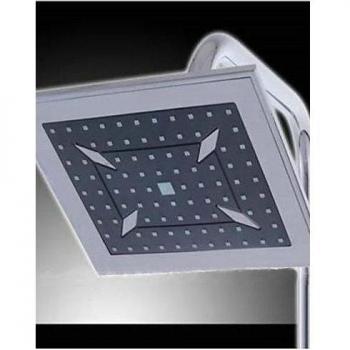 Mari notebookbits-llegada 27,94 cm cromo pulido baño precipitaciones cabeza de ducha cuadrada ABS