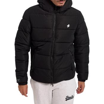 Chaqueta Superdry Sports Puffer Negro Para Hombre