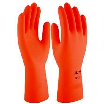 Guante latex natural flocado protex hd35 t08 de 12 unidades