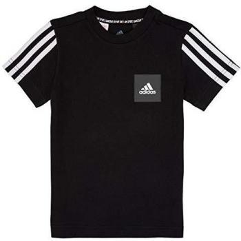 adidas JB Dmh Logo tee Camiseta de Manga Corta, Niños, Black/White, 1314Y