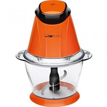 Clatronic MZ 3579 Picadora Multiusos, función Pica-Hielo, 250 W, 1 Liter, plástico, Naranja