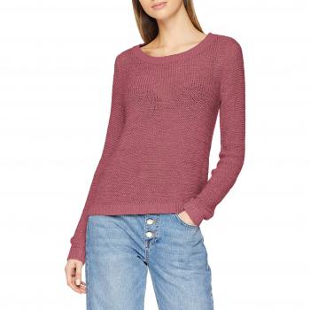 ONLY NOS Onlgeena XO L/s Pullover Knt Noos, suéter para Mujer, Rosa Rose Wine, 38