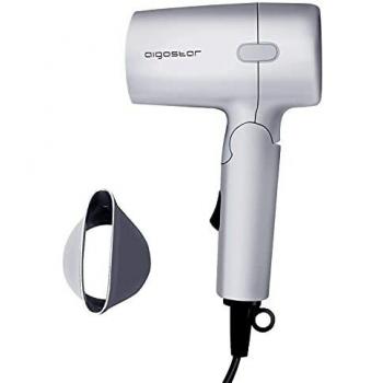 Aigostar Secador de Pelo-Secador Pelo de Viaje con Mango Plegable, Portátil, Protección de Seguridad, 2 Velocidades y Ajustes de Temperatura-Gale