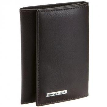 Bruno Banani Newport_4 W 320_776 - Monedero de cuero unisex, color marrón, talla 8x11x2 cm