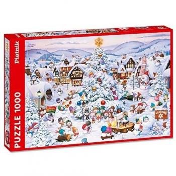 Piatnik Christmas Choir 1000-Piece Puzzle by François Ruyer