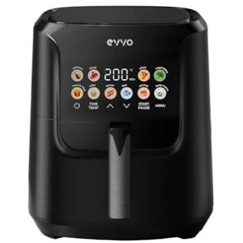 Freidora Sin Aceite Evvo Tasty Fryer Advance 6L - Capacidad 6L, 1700W, Doble Resistencia, Panel Táctil, Tecnología Dual Cyclone