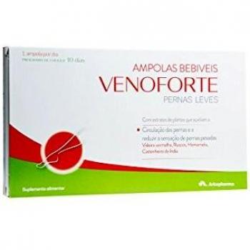 Venoforte Aceite Esencial para Piernas Ligeras, 10 Ampollas Bebibles