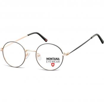 Montana Eyewear MM584 MM584A Armazones y Gafas Recetadas para Hombre Dorados 49 Lentes