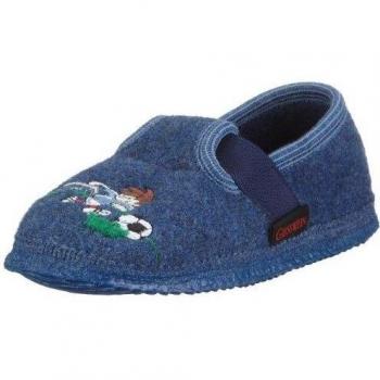 Giesswein Reifenberg 50318 - Zapatillas de casa de tela para niño, color azul, talla 33