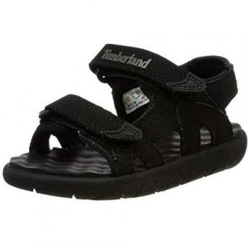 Timberland Perkins Row 2-Strap, sandale junior Descubierta Unisex niños, Negro