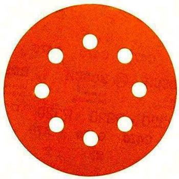 Bosch 2 608 605 060 - Hoja de lija, paquete de 5 uds. - 115 mm, 80